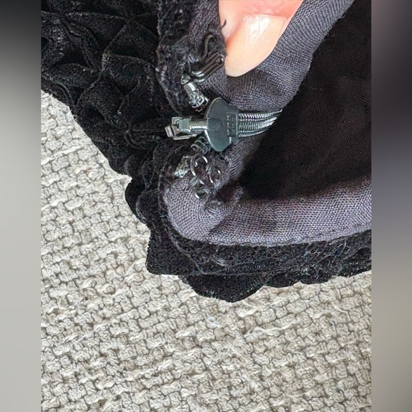 Free People Black Velvet Two-Piece Set Size Small OB207286 brand new - Picture 7 of 16